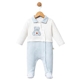 Grenouillère nounours Happy 1 pcs coton
