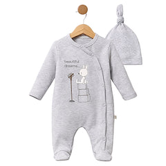 Grenouillère beautiful dreams 1 bonnet coton