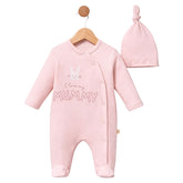 Grenouillère Love my mommy 1 bonnet coton