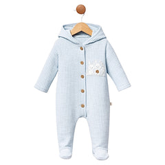 Grenouillère capuche lapinou trio 1 pcs coton