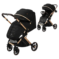 Kidilo - Poussette valise réversible Black gold K6600F