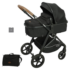 Black-Poussette réversible KIDILO + sac a langer