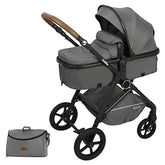 Black-Poussette réversible KIDILO + sac a langer