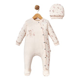 Grenouillère my beautiful room 1 bonnet coton bio