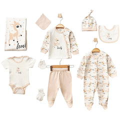 Coffret naissance Lovely Brebis 10 pcs coton