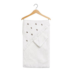 Cape de bain flowers flowers sur cape 1 gant 80x90 cm