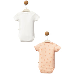 Pack de 2 bodies Sunny demi manches coton