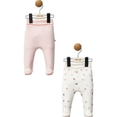 Pack de 2 pantalons duo Apple coton