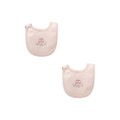 Pack de 2 bavoirs TEA girly coton 0m+