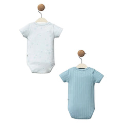 Pack de 2 bodies blue Star demi manches coton