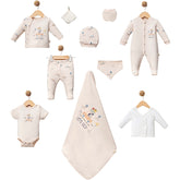 Coffret naissance Let's GO 10 pcs coton bio