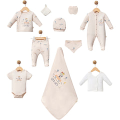 Coffret naissance Let's GO 10 pcs coton bio