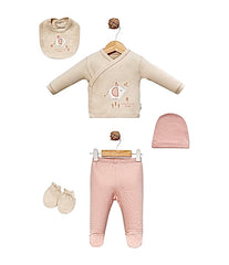 Pack naissance Happy Elephant 5 pcs coton