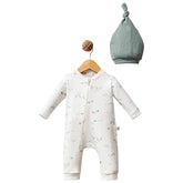 Grenouillère Jungle zip 1 bonnet coton