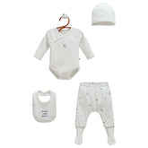 Pack 4 pcs star Mummy Daddy unisexe coton