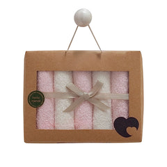 Pack 5 serviettes ultra absorbantes coton 20x20 cm