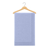 Couverture en tricot 80x90 cm - Bleu