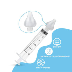 Pack de 2 seringues nasales 6m+
