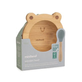 Set Bol en Bois et Cuillère Grenouille - Miniland 6m+