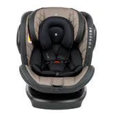 Kikkaboo - Siège auto 0-1-2-3 (0-36 kg) Stark ISOFIX Beige Rotatif 360 °