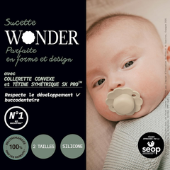 Suavinex - Sucette Wonder – Mauve – SX PRO - 0-6 mois
