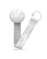 Suavinex - Attache Sucette avec Ruban - Gris