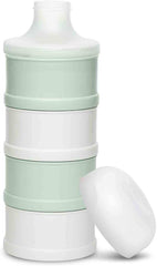 Suavinex - Boîte Doseuse de Lait en Poudre, 4 compartiments et bec verseur - Mint
