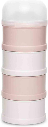 Suavinex - Boîte Doseuse de Lait en Poudre, 4 compartiments et bec verseur - Saumon