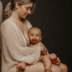 Sucette silicone avec tétine physiologique SX Pro 6-18m Brick - Suavinex