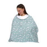 Tablier d'allaitement à boucles Feuilles Mint - Sevi bébé