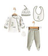 Coffret naissance Lovely Brebis 5 pcs coton