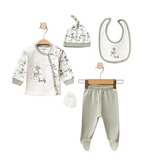Coffret naissance Lovely Brebis 5 pcs coton