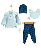 Coffret naissance comme une Bichette 5 pcs coton girly