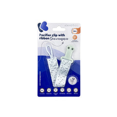 Attache sucette avec ruban SAVANNA mint - Kikkaboo