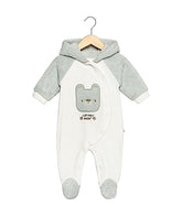 Grenouillère winter bear welsoft à capuche 1 pcs