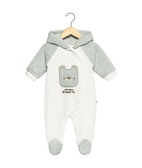 Grenouillère winter bear welsoft à capuche 1 pcs