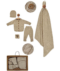 Coffret triko 5 pcs haut pantalon bonnet chausson couverture v2