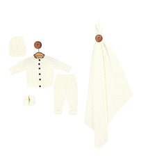 Coffret triko 5 pcs haut pantalon bonnet chausson couverture v2