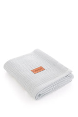 Couverture Unie Coton piqué 100x115 cm - Mint