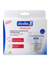 Sachets de conservations lait maternel Dodie x 20 de 270 ML