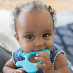 Dr. Brown’s Anneau de dentition Flexees Friends Elephant 3M+ – Blue