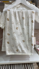Couverture little nounours coton 80x90 cm