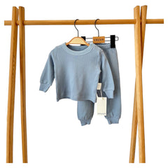 Tenue unie légère Vauva 2 pcs bleu