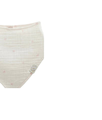 Bavoir triangle Fleurs baby girl 0-4 mois