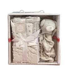 Couverture Bubble Bear avec doudou 80x110 cm