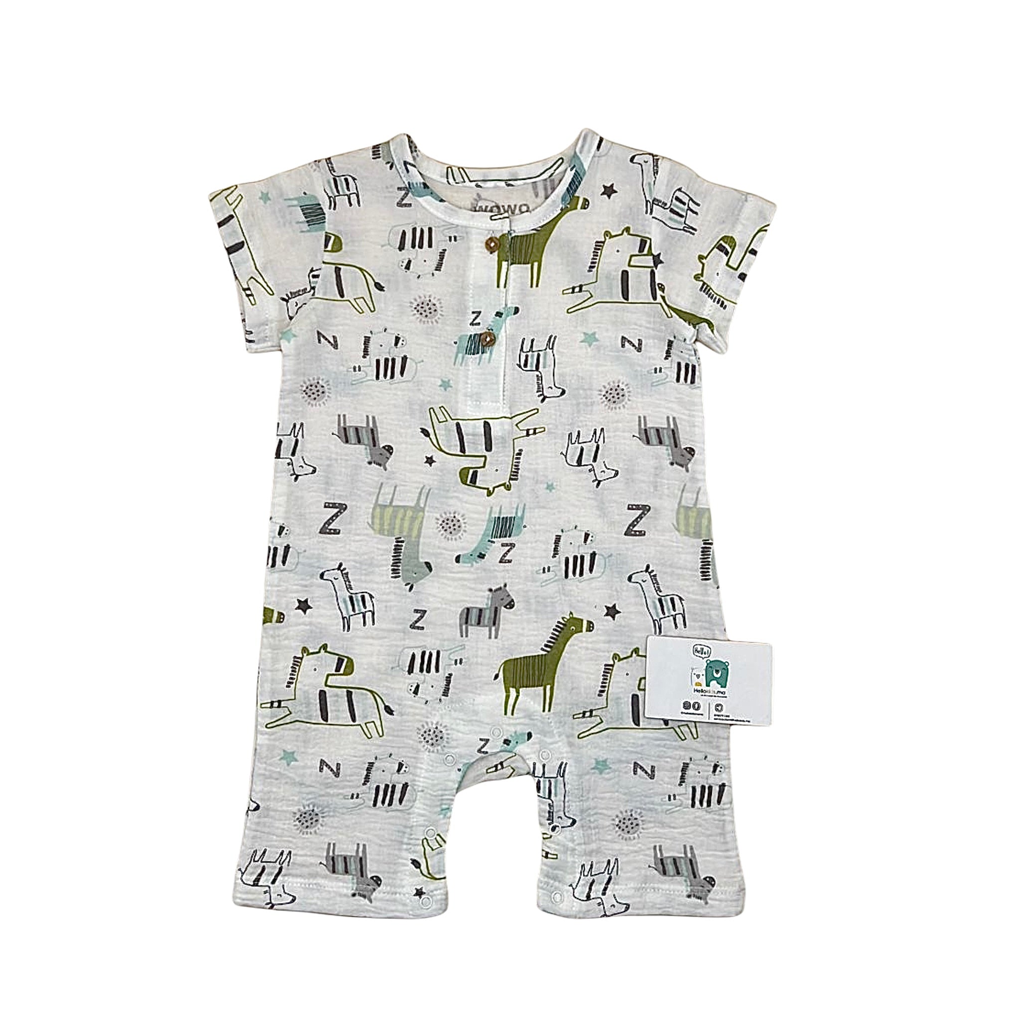 Barboteuse Gymboree Fille – Thème Safari Zèbre, Taille 5, 100% Coton (Neuf)