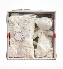 Couverture Bubble Bear avec doudou 80x110 cm