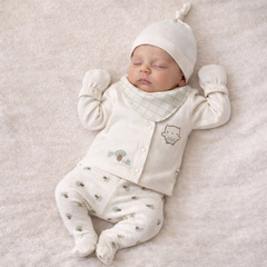 Coffret naissance champignons 5 pcs coton