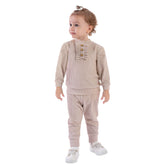 Tenue girly casual 3 boutons 2 pcs