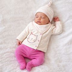 Coffret cutie cat 5 pcs coton